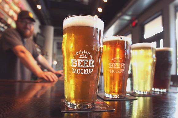 Download Beer Glass Mock-up#61