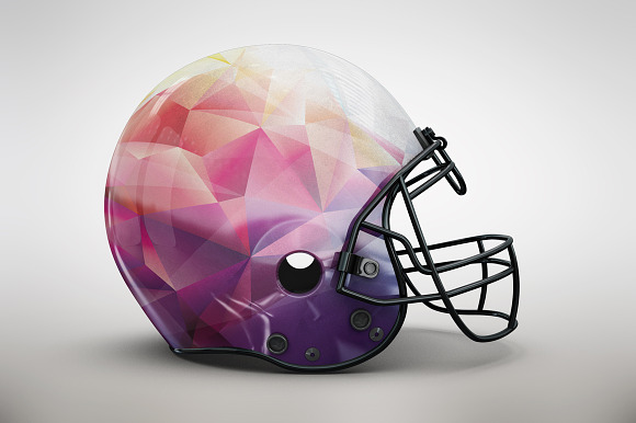 Blank Football Helmet Template » Designtube Creative Design