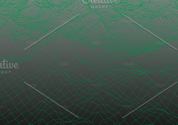 Wireframe Mountains