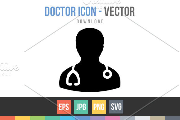 Doctor Icon Avatar Vector