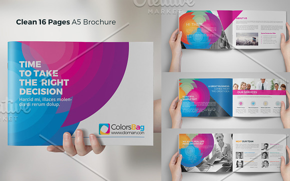 A5 Business Brochure Catalog