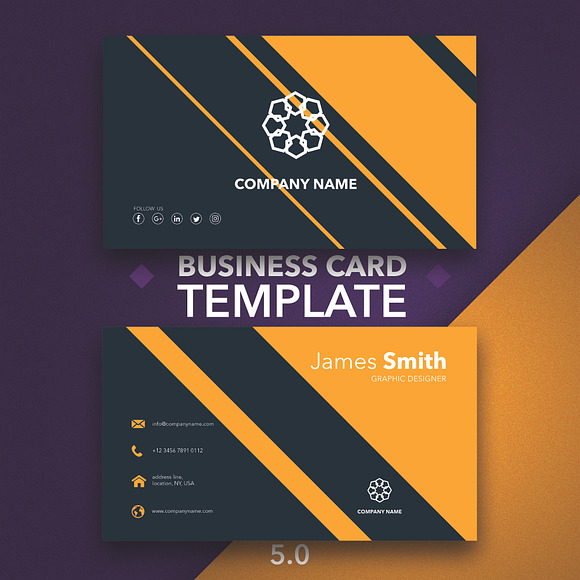 Business Card Template 5.0