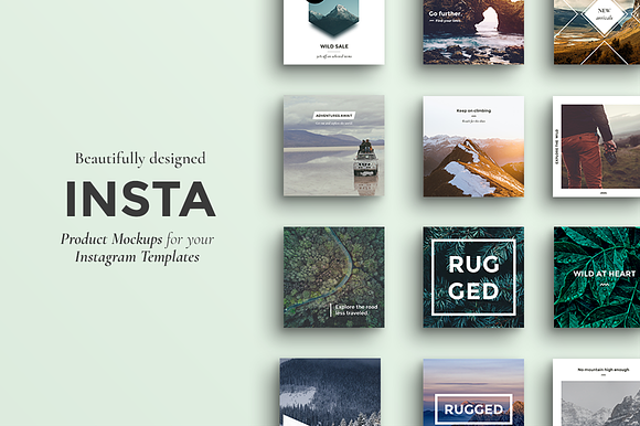 Free INSTA - Instagram Product Mockups