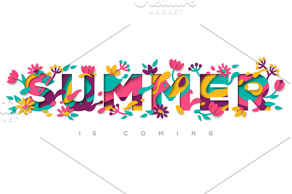 Summer Typography Design