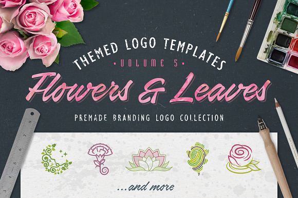 Logo Bundle Vol.5 Flowers Leaves