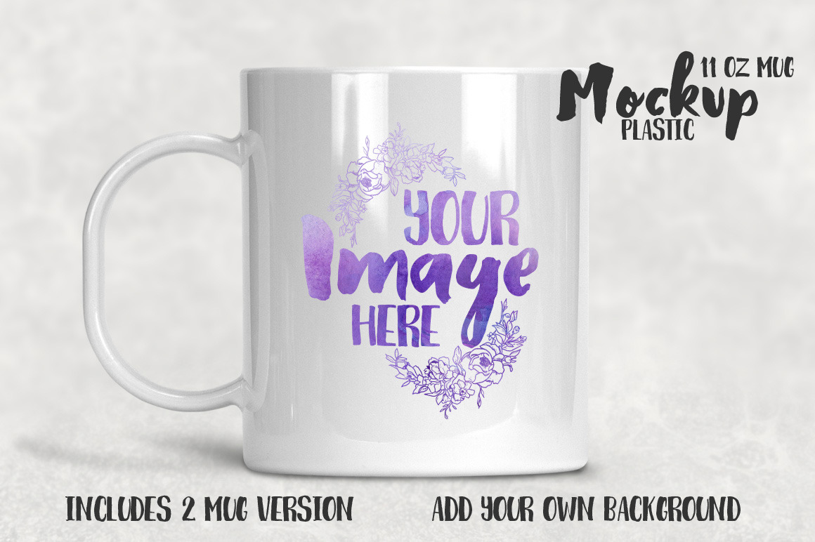 Download 11 ounce plastic mug mockup ~ Product Mockups ~ Creative ...