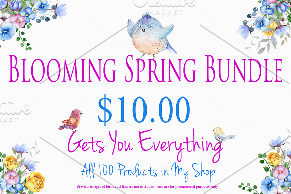 Blooming Spring Bundle All For $10