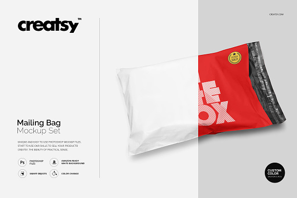 Download Mailing Bag Mockup Set