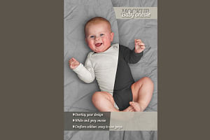 Download Baby onesie mockup -Crafters edition