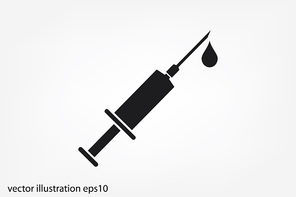 Medical Syringe Icon