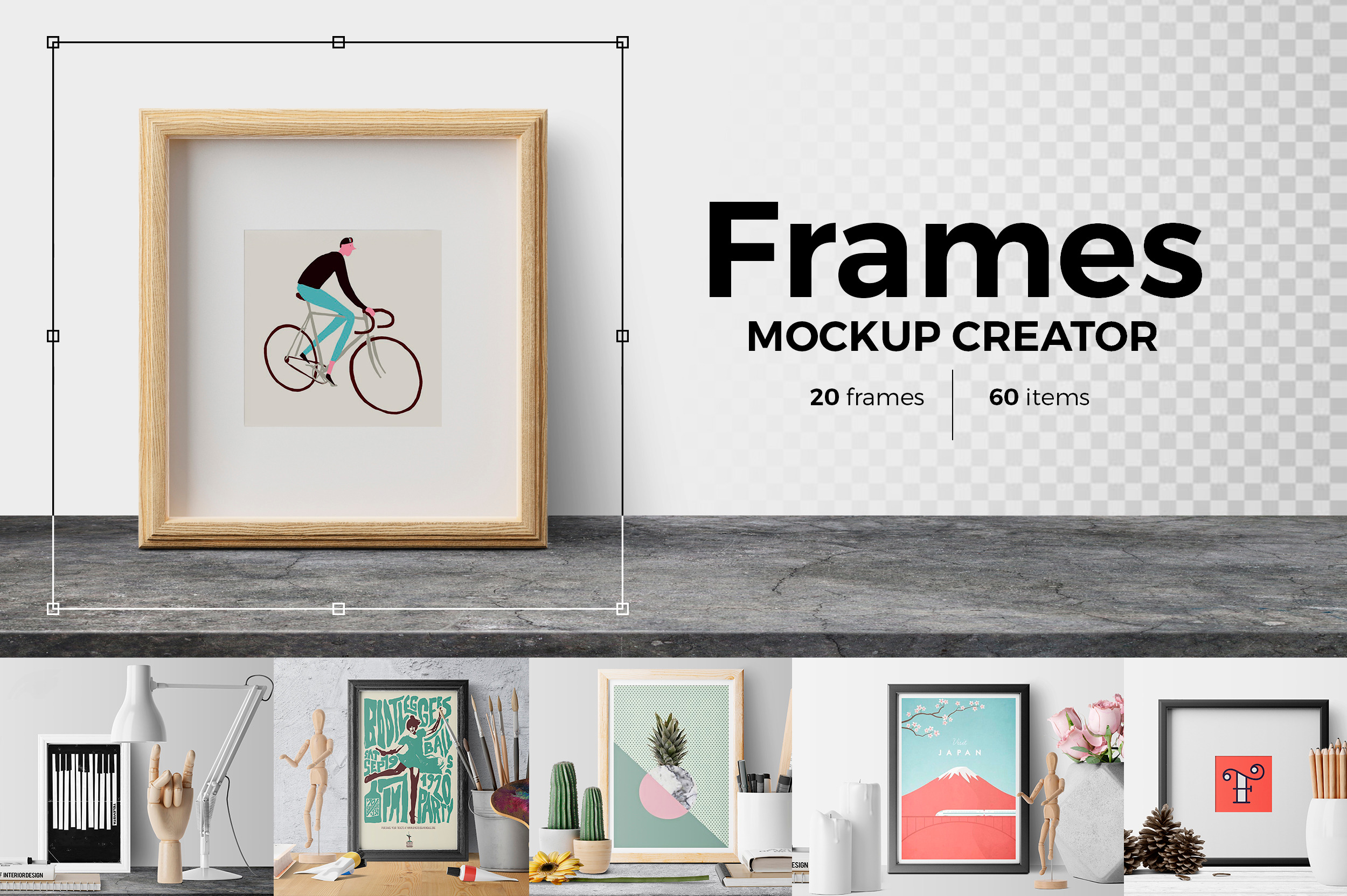 Frames. Mockup Creator ~ Scene Creator Mockups ~ Creative ...