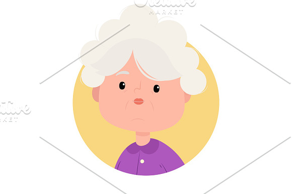 Portrait Of Pretty Grandmother Smiling