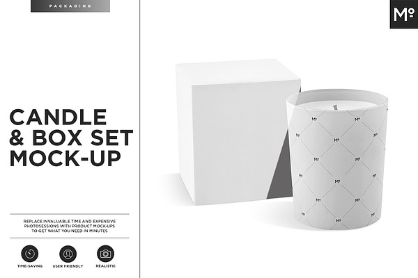 Download Free Candle And Box Set Mock Up Psd Mockup PSD Mockups.