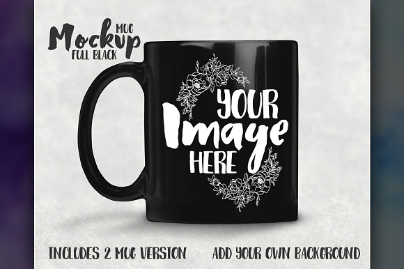 Download Black Coffee Mug Mockup