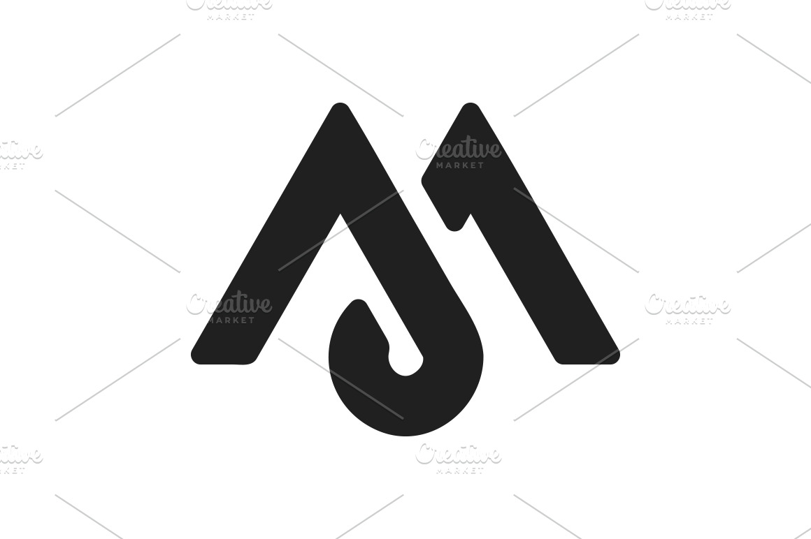 Letter M Logo Logo Templates Creative Market