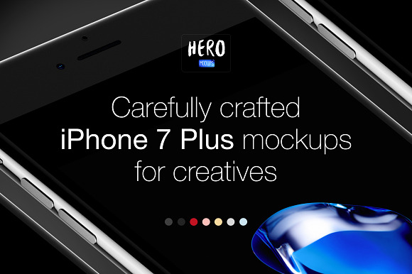 Download HERO iPhone 7 Plus Mockups