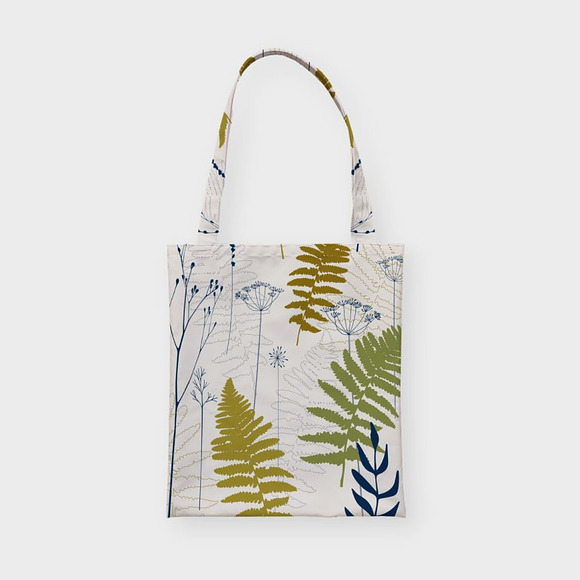 Fern leaves, lavender and dill  in Patterns - product preview 3