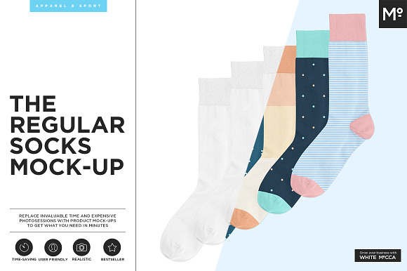 Download The Regular Socks Mock-up