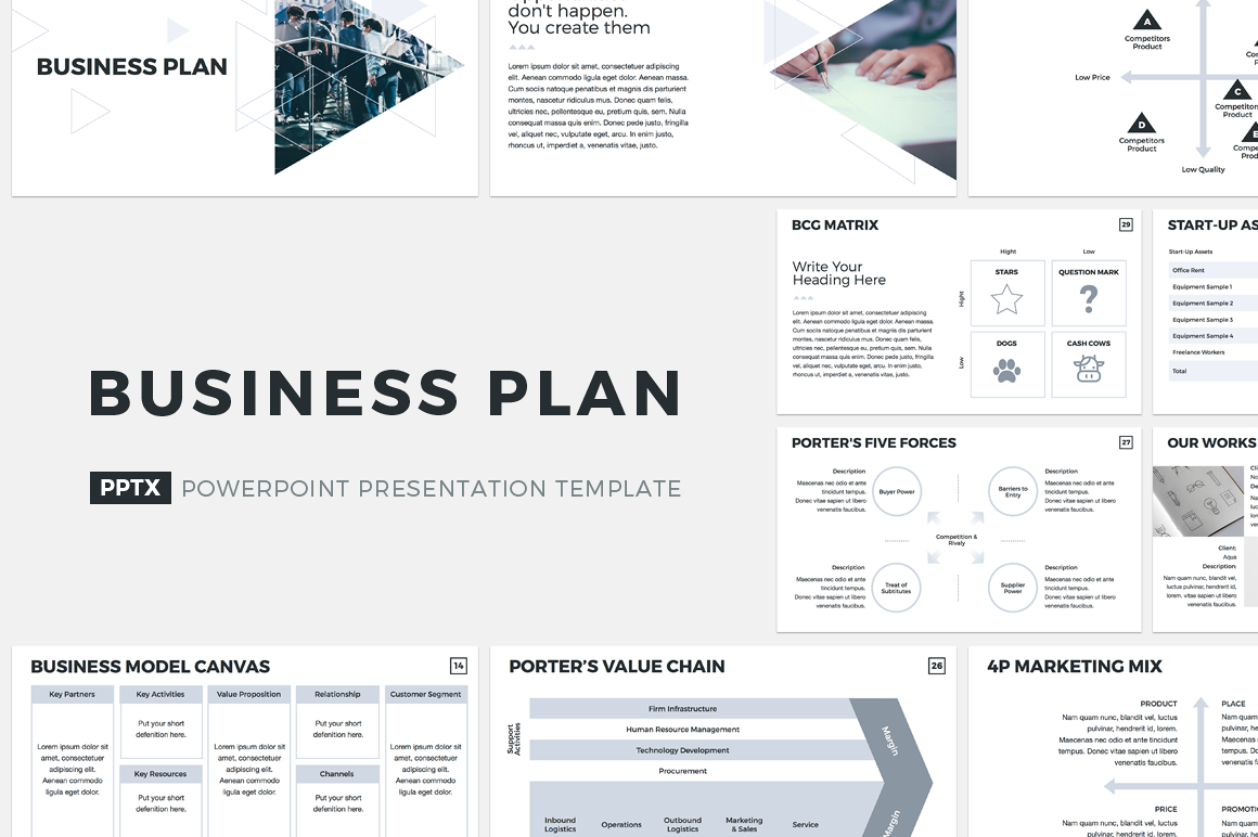 business plan index template downloads