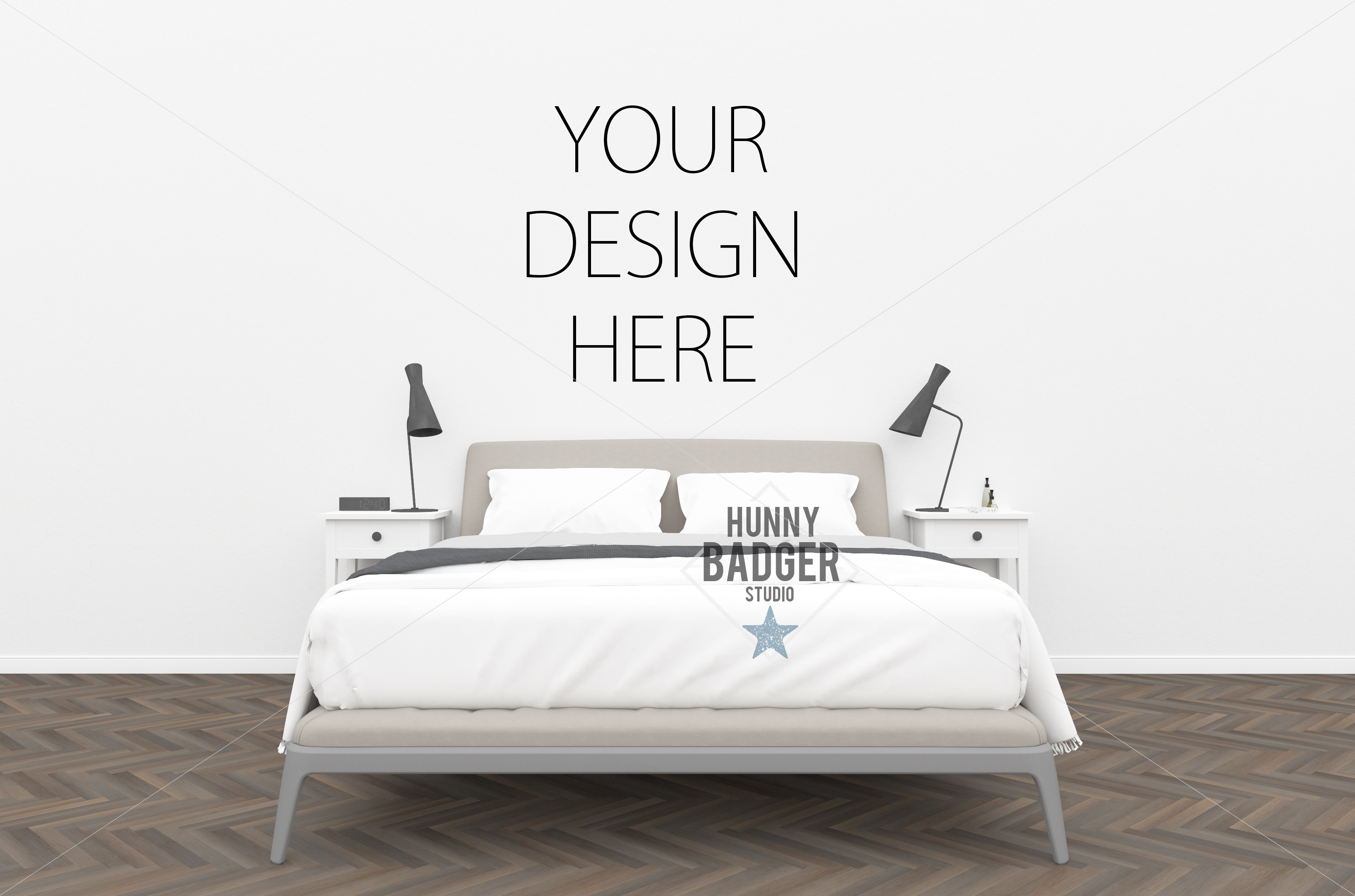Download Bedroom mockup - poster mockup ~ Print Mockups ~ Creative Market