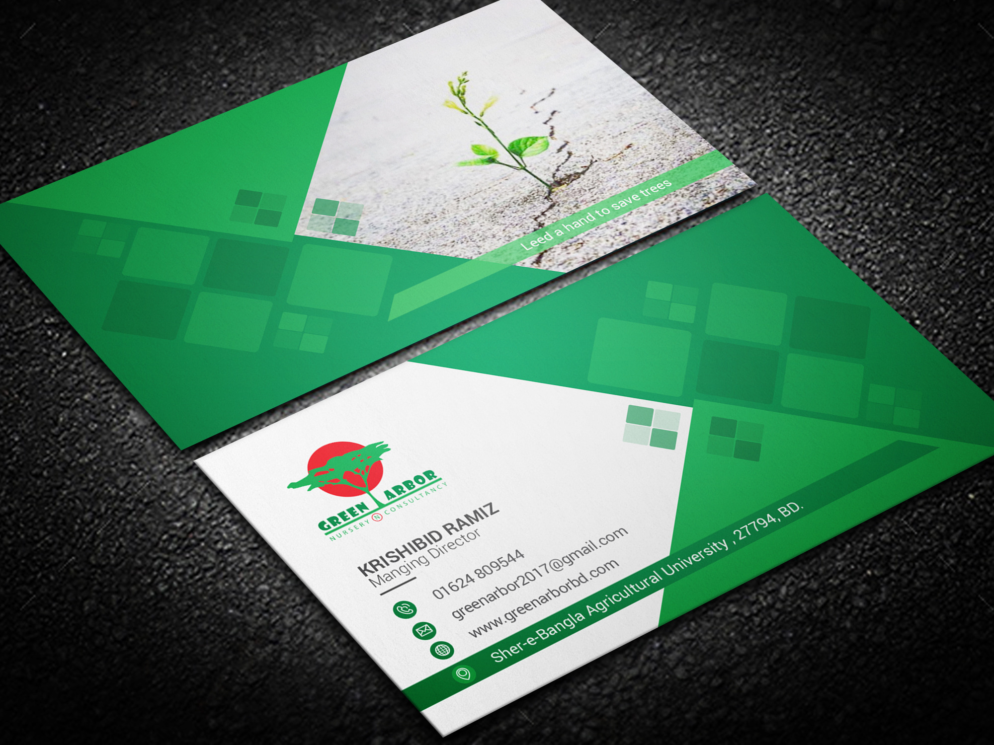 Agricultural Business Card ~ Business Card Templates 