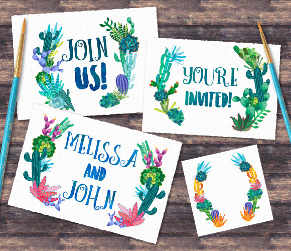 Succulent & Cacti Graphics Pack in Illustrations - product preview 5