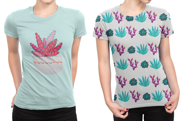 Succulent & Cacti Graphics Pack in Illustrations - product preview 6