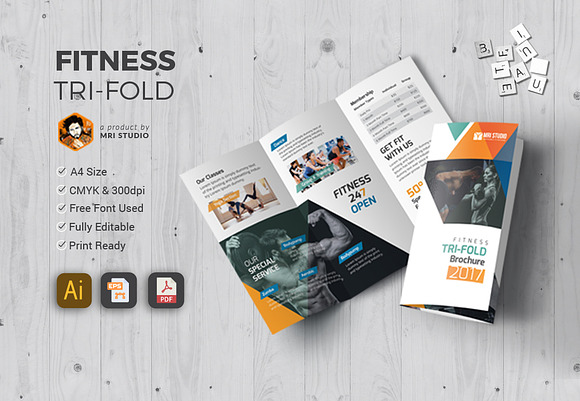Fitness Tri-Fold Brochure