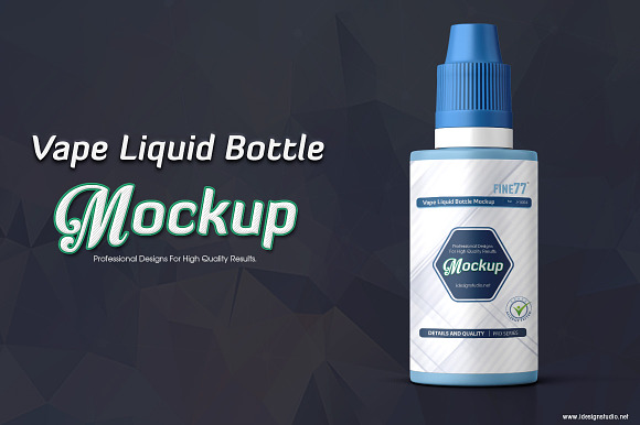 Download Vape Liquid Bottle Mockup