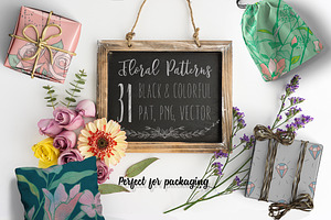 31 Floral Patterns Pack 