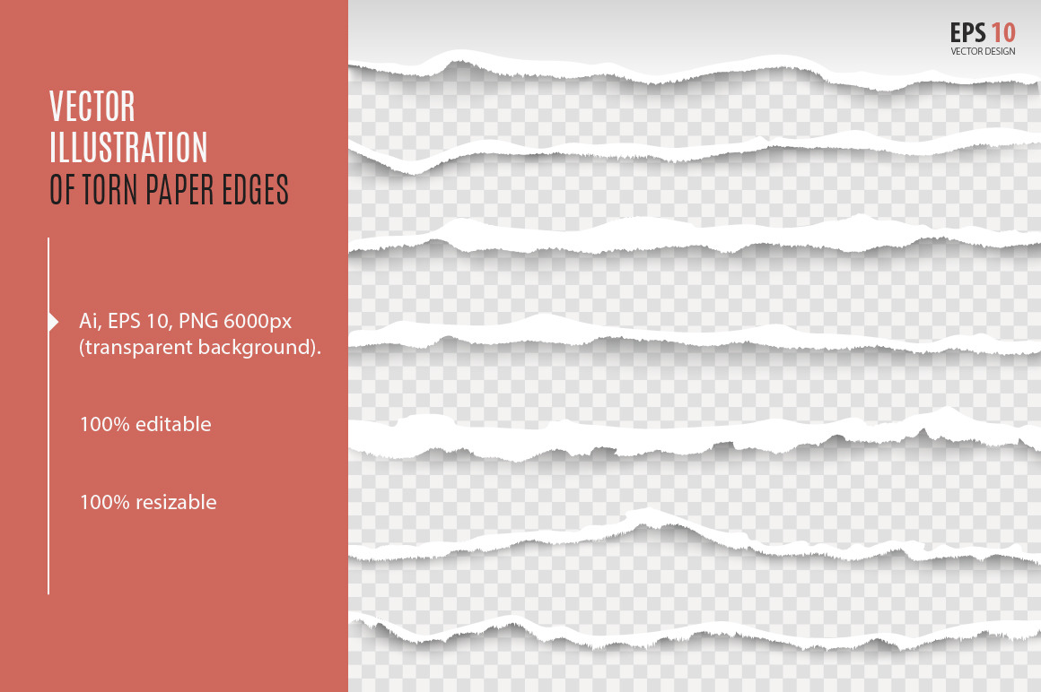 10 Torn Paper Textures Vol.2