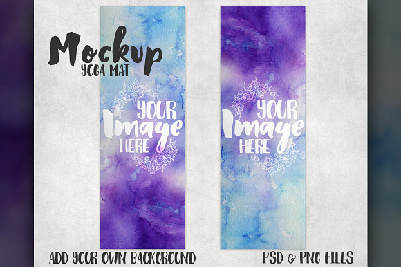 Download Two sided Yoga Mat Mockup