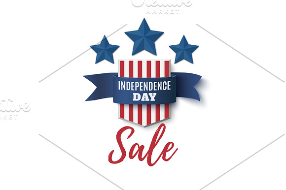Independence Day Sale Background 4th Of July