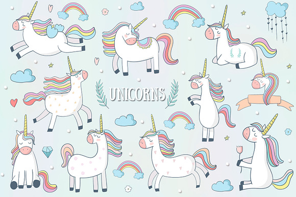 Unicorns in Illustrations