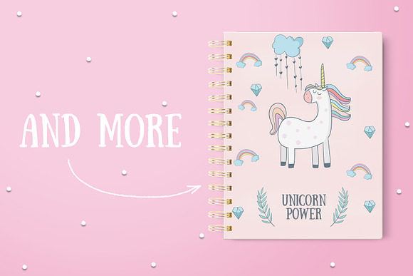 Unicorns in Illustrations - product preview 4