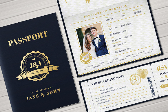 Image result for passport wedding invitations