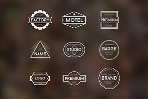2O Vintage Badges 03 (EDITABLE TEXT) ~ Logo Templates on Creative Market