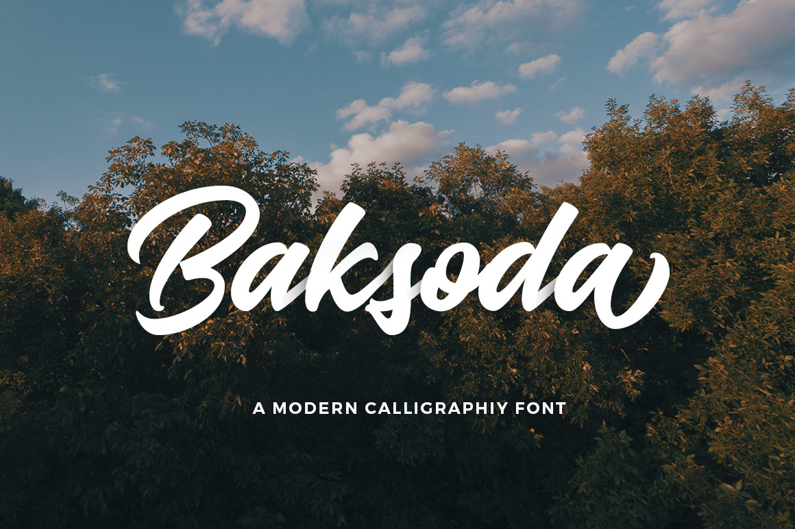 Baksoda Font free download at corelmatter