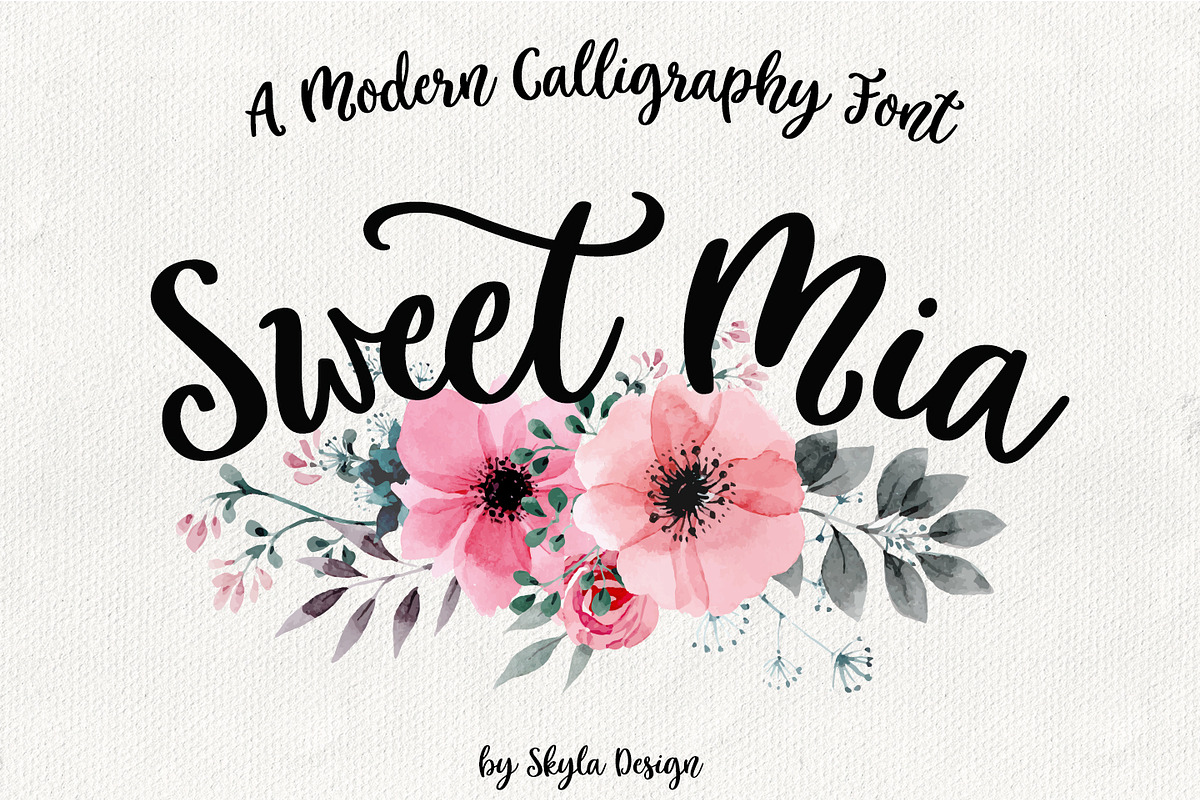Feminine font bundle, smooth cutting in Scrapbooking Fonts - product preview 3