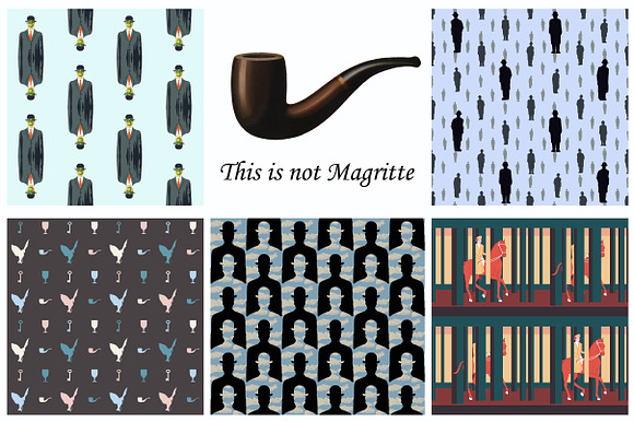 Patterns After Rene Magritte