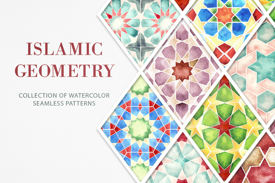 Islamic Geometric Seamless Patterns ~ Graphic Patterns  
