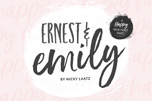 NEW!Ernest & Emily Font Duo