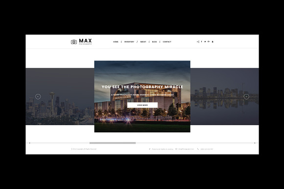 Max Photography WordPress Theme