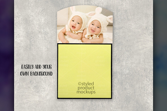 Sticky Note Holder Mockup in Product Mockups - product preview 2