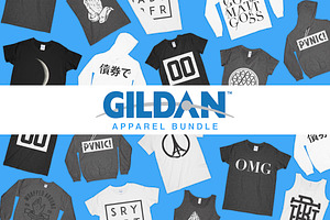 Gildan Mockup Bundle PSD Mockup