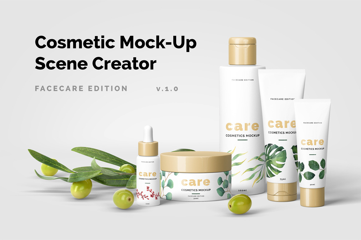 Download Cosmetic Mock-Up Scene Creator ~ Scene Creator Mockups ~ Creative Market