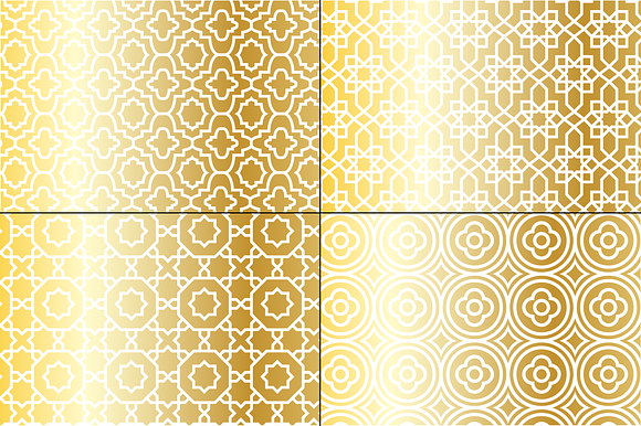 Gold Moroccan Patterns in Patterns - product preview 1