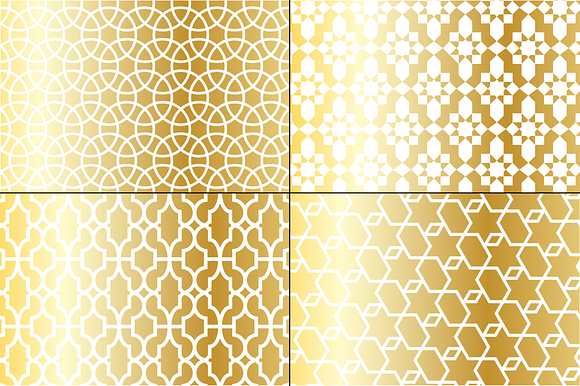 Gold Moroccan Patterns in Patterns - product preview 2