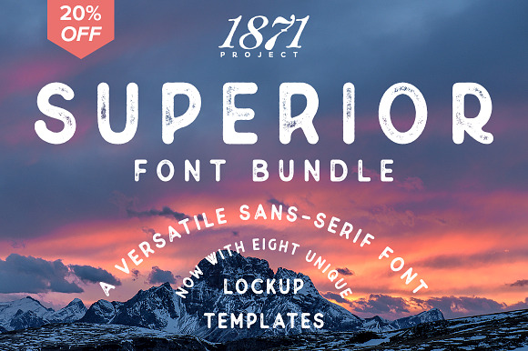 Superior - Handcrafted Sans Serif Font Bundle