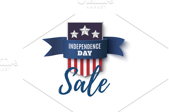 Independence Day Sale Background 4th Of July Template